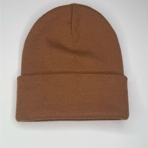 Cute casual neutral Classic Brown Knit Beanie - unisex urban outfitters soft